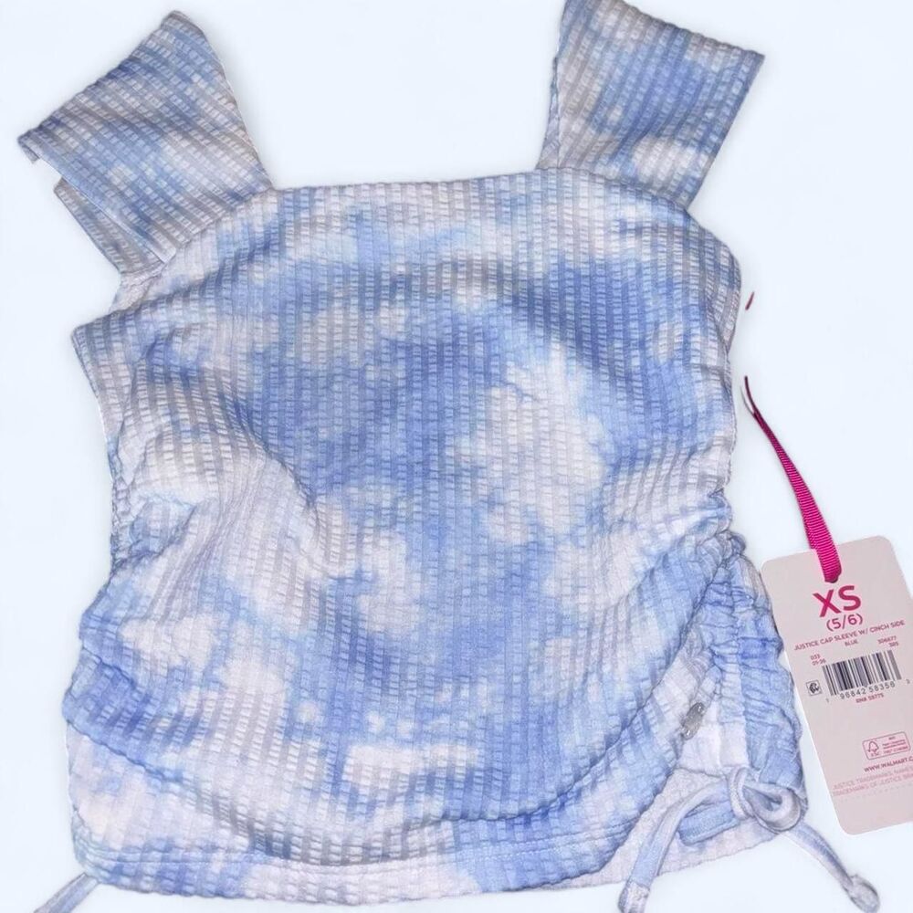 Justice girls Blue Shirt